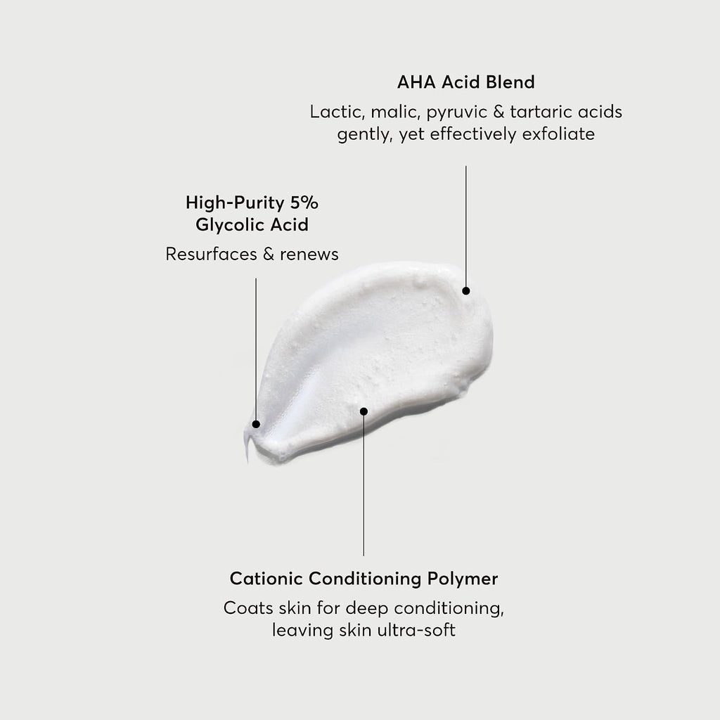 Naturium The Smoother Glycolic Acid Body Wash, 16.9 fl oz