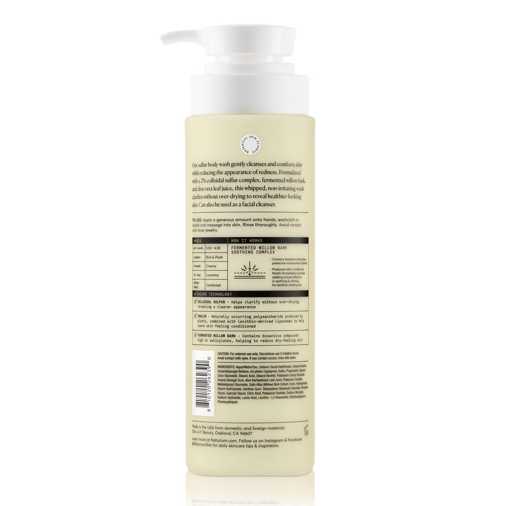 Naturium The Smoother Glycolic Acid Body Wash, 16.9 fl oz