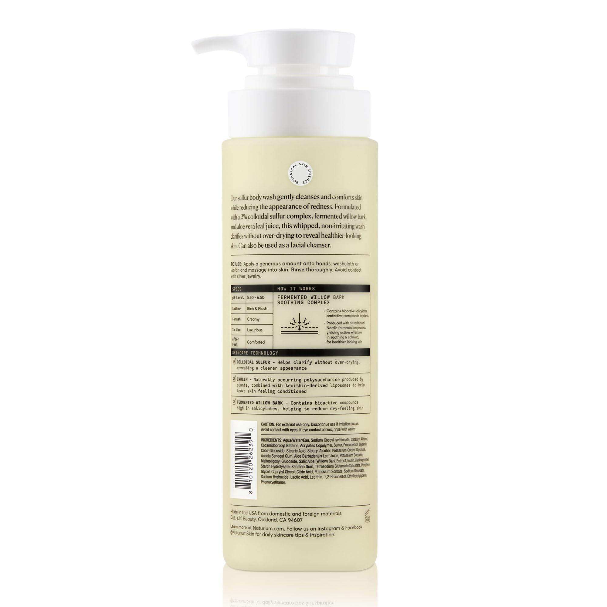 Naturium The Smoother Glycolic Acid Body Wash, 16.9 fl oz