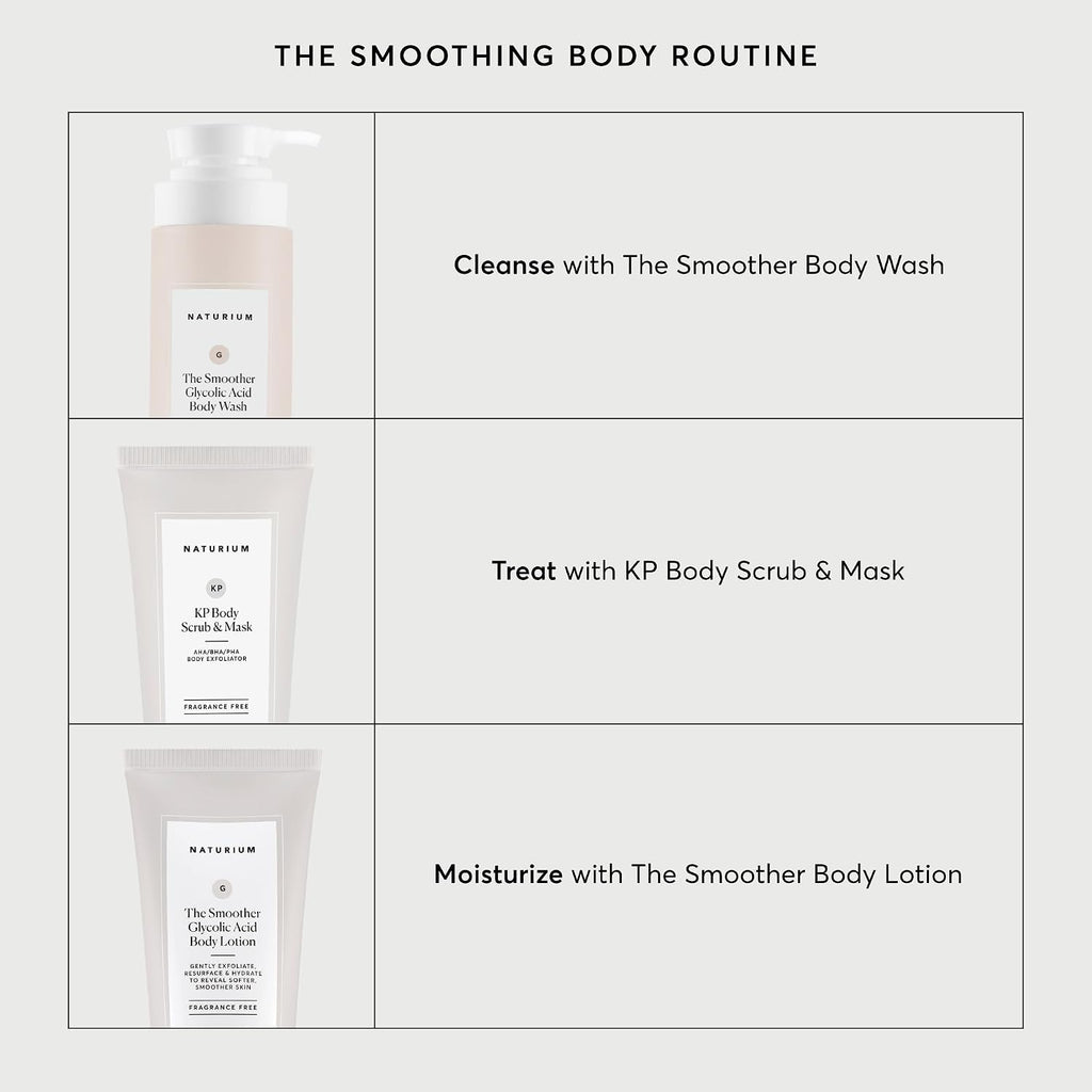Naturium The Smoother Glycolic Acid Body Wash, 16.9 fl oz