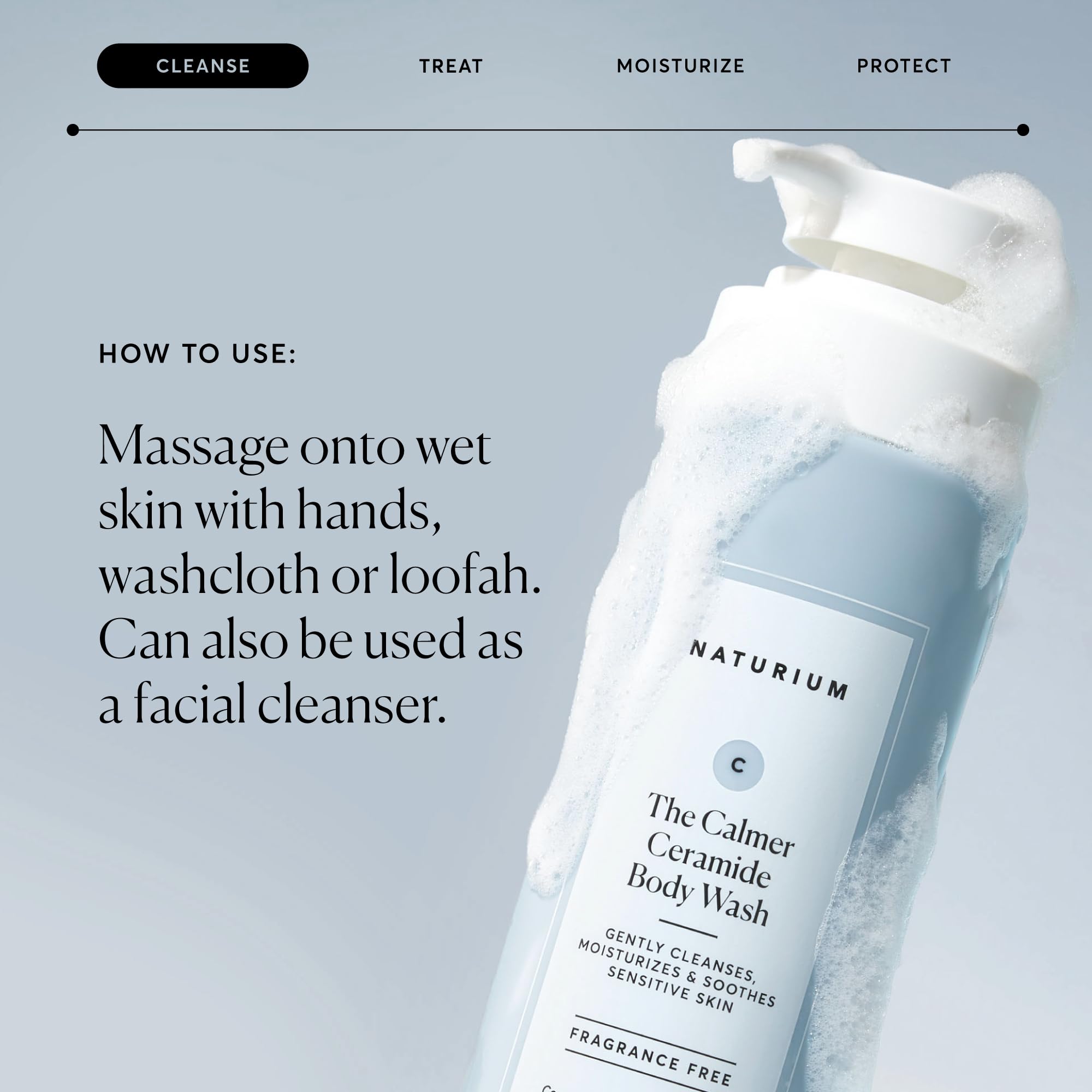 Naturium The Smoother Glycolic Acid Body Wash, 16.9 fl oz