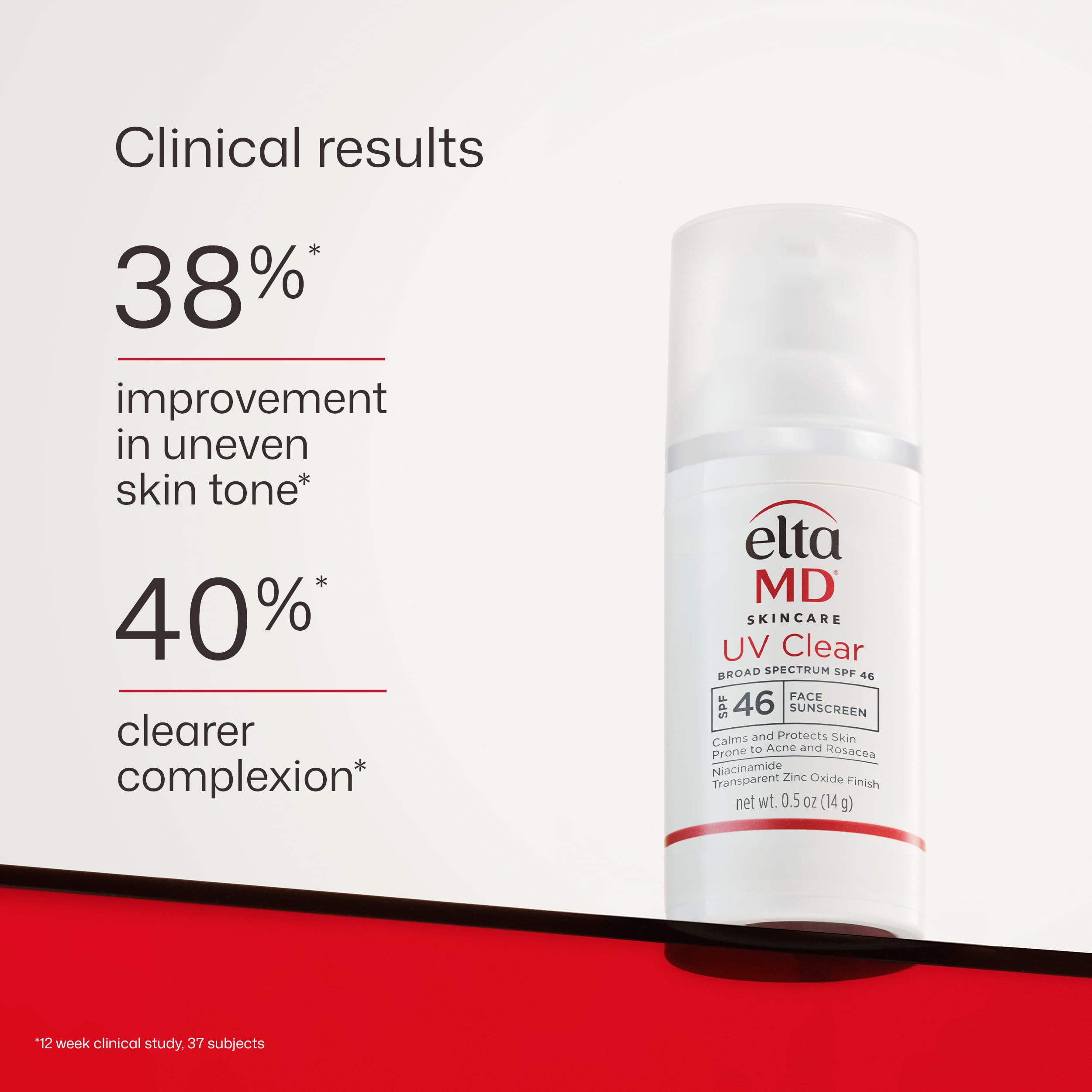 EltaMD UV Clear Face Sunscreen with Zinc Oxide, Oil-Free, SPF 46 and SPF 50