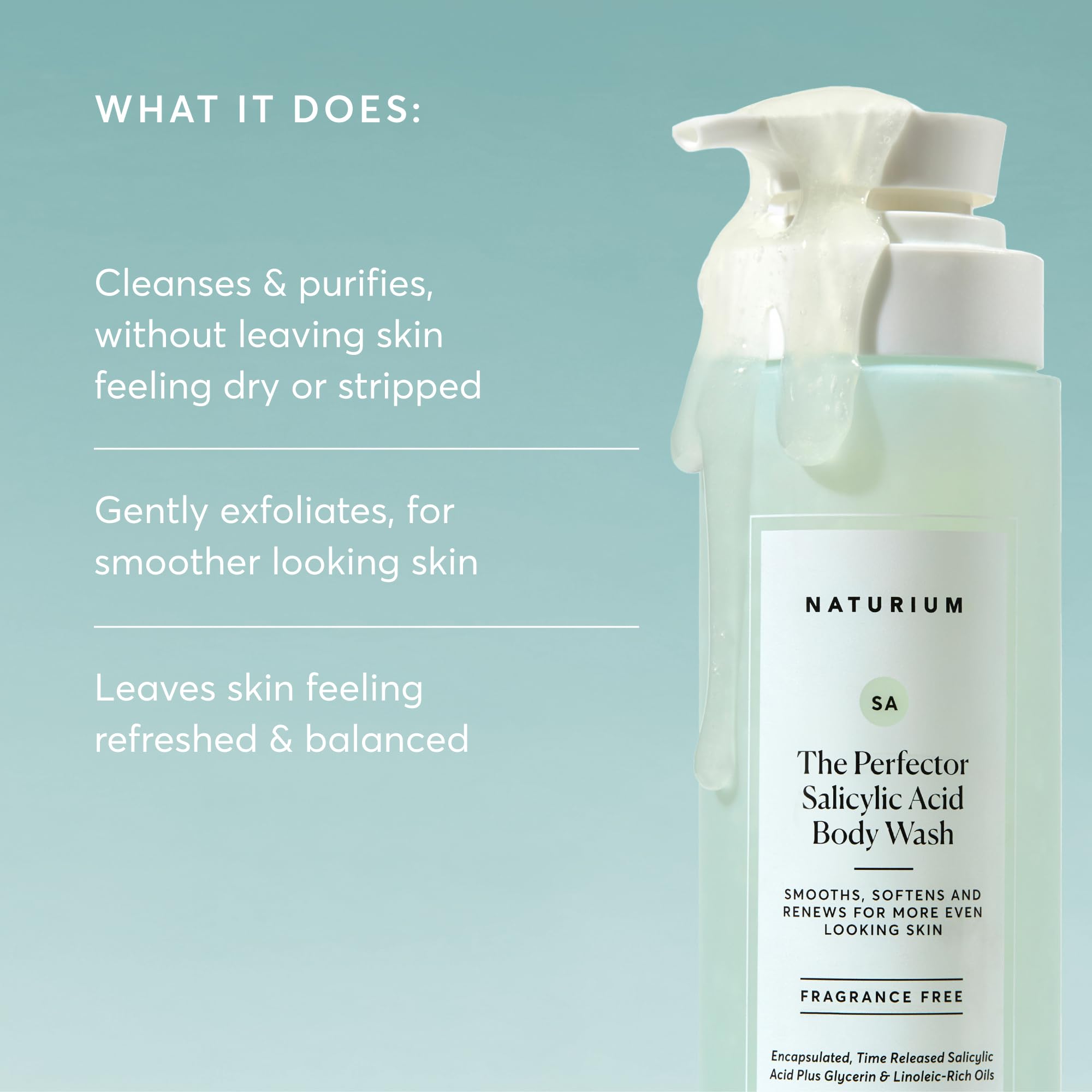 Naturium The Smoother Glycolic Acid Body Wash, 16.9 fl oz