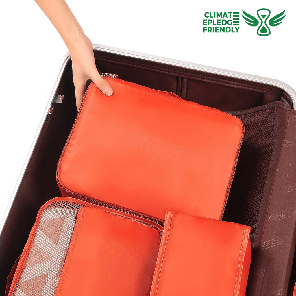 BAGAIL 8 Set Packing Cubes Luggage Packing Organizers for Travel Accessories-Cream