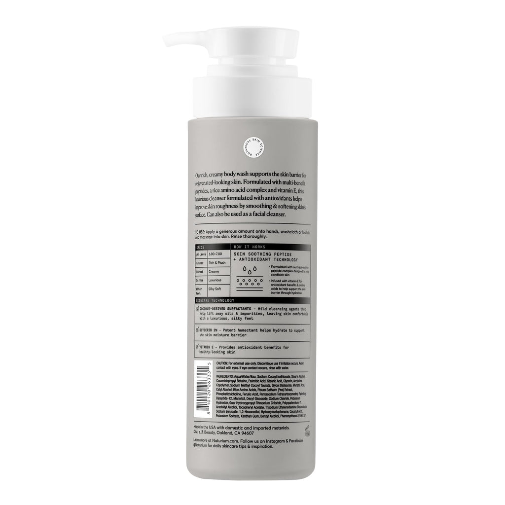 Naturium The Smoother Glycolic Acid Body Wash, 16.9 fl oz