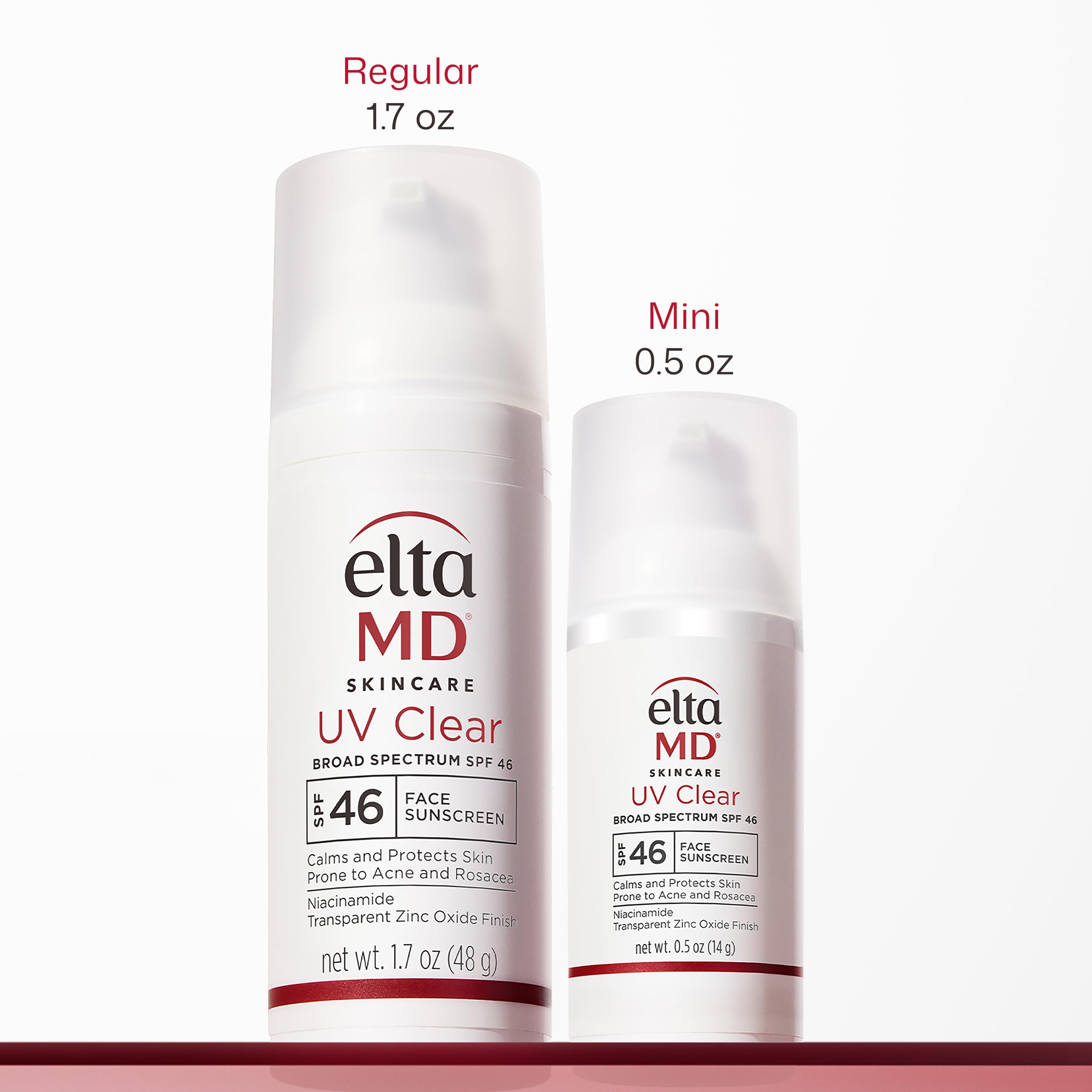 EltaMD UV Clear Face Sunscreen with Zinc Oxide, Oil-Free, SPF 46 and SPF 50