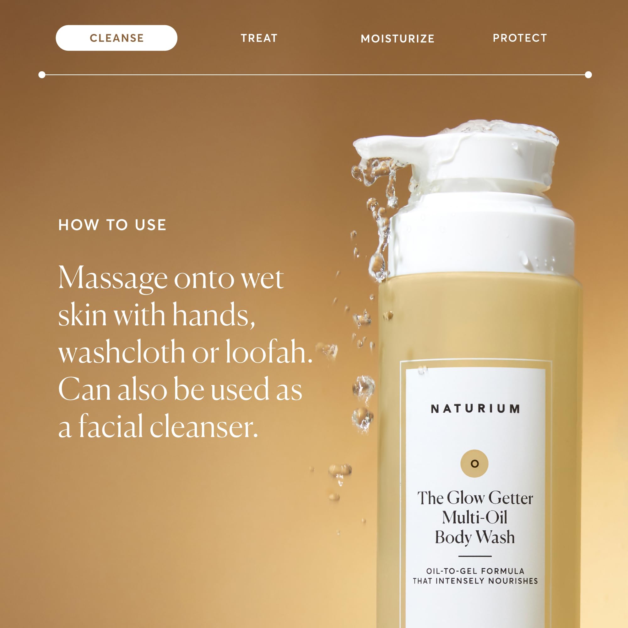 Naturium The Smoother Glycolic Acid Body Wash, 16.9 fl oz